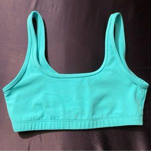 Active wear cozy mini bra top dark sky blue